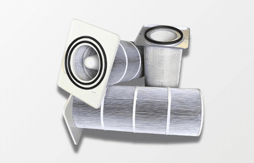 square top industrial dust filters